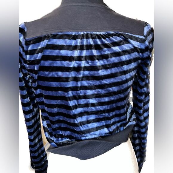 Marc jacobs velour striped jacket, so cool and chic! - Picture 3 of 7